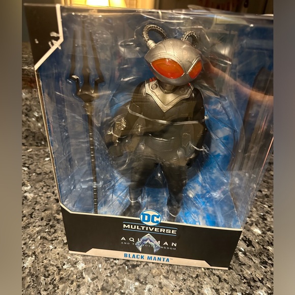 Aquaman and the Lost Kingdom DC Multiverse Black Manta Action Figure NIB - Picture 1 of 1